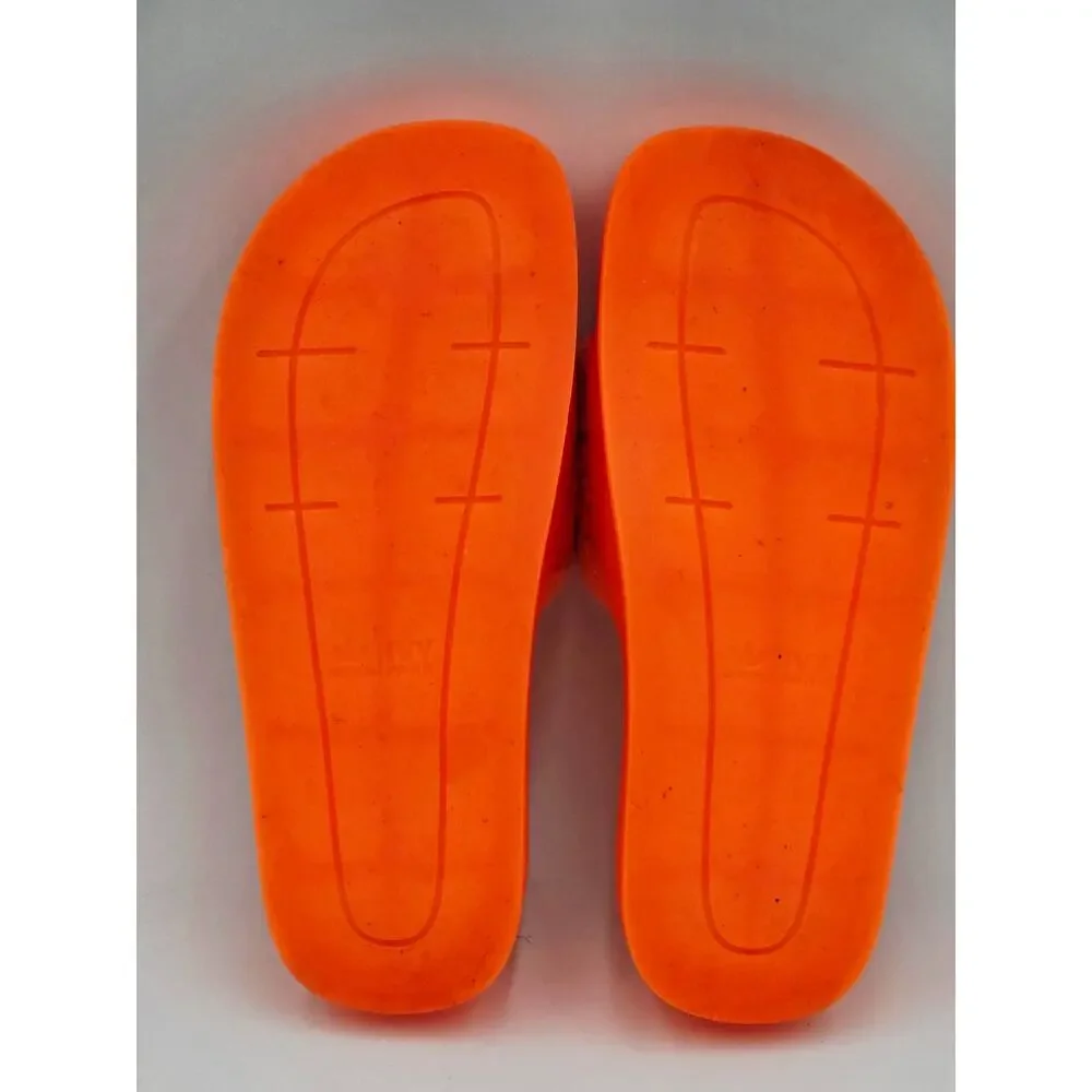 Adidas IVY Park Terry Slides Mens 7 Orange Beyonce Sandals